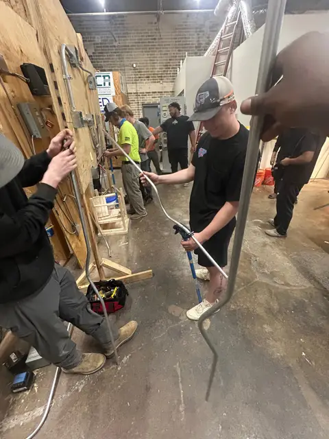 Commercial conduit run